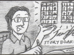 produce a page of storyboards