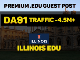 guest Post on Illinois EDU - 92 Traffic 4.5 M Dofollow Backlinks