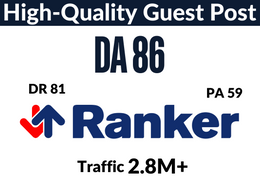 do guest post on ranker,com , high DA guest post